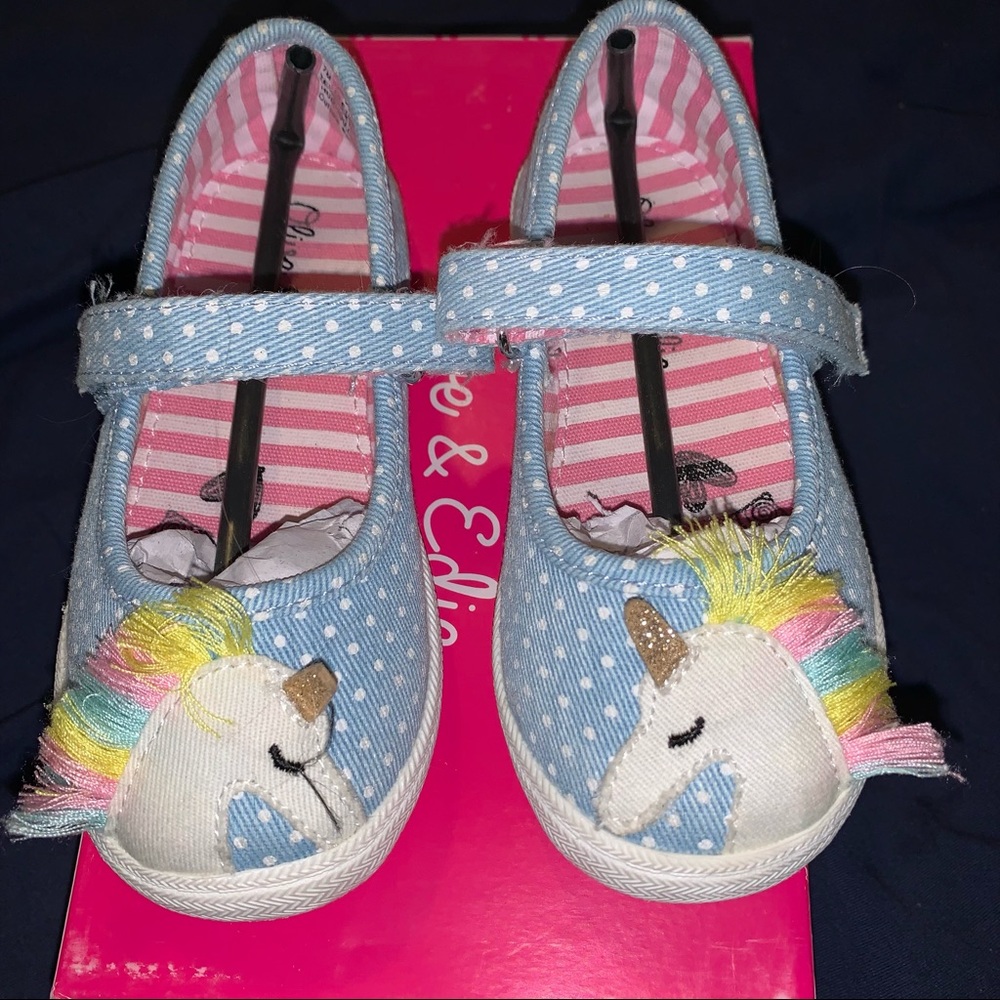 Sz. 7 Toddler Unicorn Dot Mary Jane Sneaker, Olive & Edie, Kids